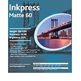 Inkpress PP60111750 Commercial Matte Inkjet Paper 60 11in X 17in 50 Sheets