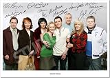 GAVIN & STACEY FULL CAST SIGNED X8 AUTOGRAPH PHOTO A4 12X8 INCHES PRINT POSTER BBC JAMES CORDEN & MATT MATTHEW HORNE RUTH JONES & JOANNA PAGE ROB BRYDON