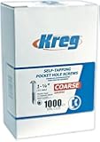 Kreg SML-C125 1-1/4-Inch No. 2 Coarse Screw (1000-Pack)