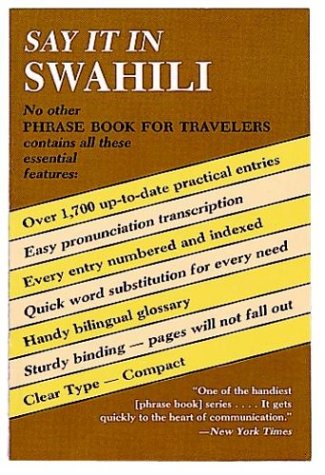 Say It in Swahili (Dover Say It Series)