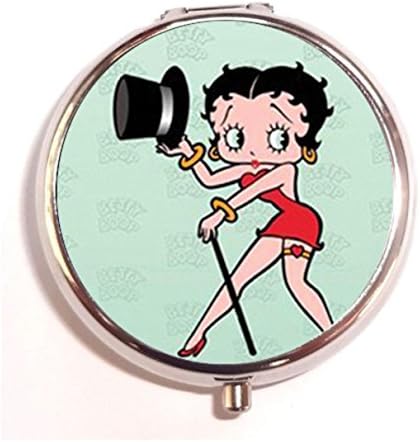 Betty Boop Personalized Diy Pill Case Medicine Box Springs Home Decor Silver Metal Box Handmade by KK King