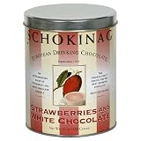 Schokinag European Drinking Chocolate, Strawberries and White Chocolate, 12-Ounce Cans (Pack of 3)