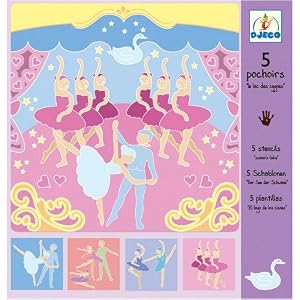 DJECO Stencil Set - Swan Lake