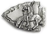 TRAIL OF TEARS Arrowhead Belt Buckle Native American