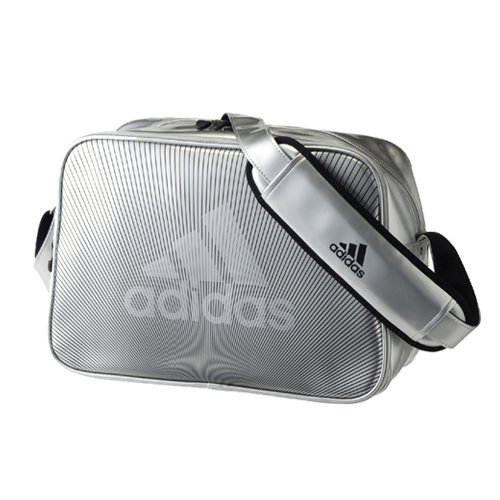 (アディダス) adidas エナメルバッグ リフレク Mサイズ シルバー KQ640-E36985