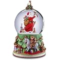 Santa with Tree and Teddy Bears Water Globe