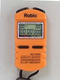 Robic SC-505-Orange Five Memory Chronograph/Stopwatch