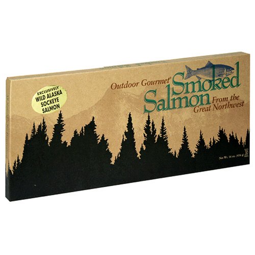 Kasilof Fish Company Smoked Sockeye Salmon Fillet, 16 oz by Kasilof