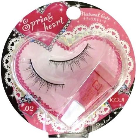 Koji Spring Heart False Eyelashes (No.2 Natural Cut) by Spring heart