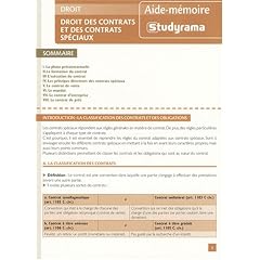 Droit des Contrats et des Contrats Speciaux