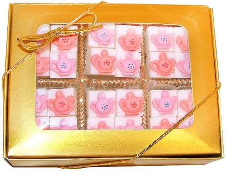 Tea Party Decorated Sugar Cubes (24 pc)