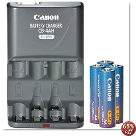 Canon CBK4-200 Rechargeable Battery and Charger Kit for PowerShot Cameras