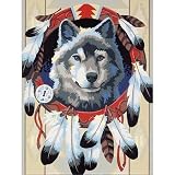 Eigenschaften Dimensions / Majestic Wolf Malen nach Zahlen