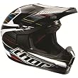 Thor MX Quadrant Frequency Men's MX Motorcycle Helmet w/ Free B&F Heart Sticker Bundle - Black