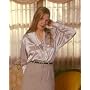 A Most Elegant, Pure Silk Charmeuse Designer Blouse. Private Label Arthur David of California.