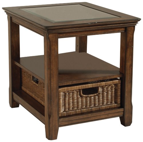 Magnussen Tanner Wood Rectangular End Table