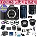 Canon EOS 5D Mark II 21.1 MP Digital SLR Camera with 8 Lens Deluxe Camera Outfit w/ Canon 28-135 Zoom Lens + Canon 75-300 Zoom Lens + 650-1300 Super Zoom Lens + 42X Super Wide Angle Fisheye Lens + 2X Telephoto Lens (doubles the power of your lens) + Extra Rechargable Battery + 2 UV Filters + Circular Polarizing Filters + 2 Cases (holster case plus system case) + 2 Tripods (full size & mini travel) + 6 Piece Starter Kit