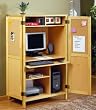 Natural Computer Armoire By Studio RTA Furniture