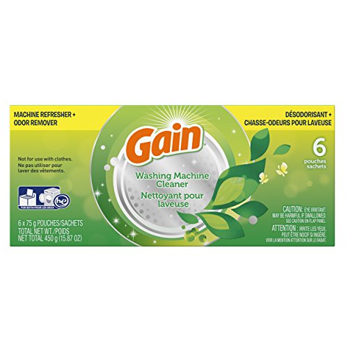 Gain Washing Machine Cleaner Detergent, 6 Count (Pack of 6) Home Garden