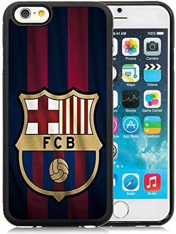 iPhone 6 Case,FC Barcelona Logo Black iPhone 6S 4.7 Inches Shell Case,TPU Cover