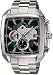 Stainless Steel Edifice Green Dial Analog Quartz Chronograph