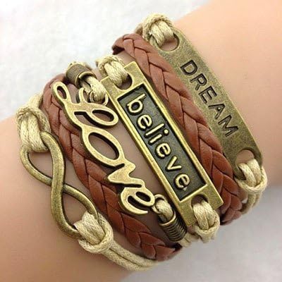 christmas gift fashion jewelry pulseira feminina anchor biker Love heart rope men leather skull bracelet women bracelets bangles (SKBR271)