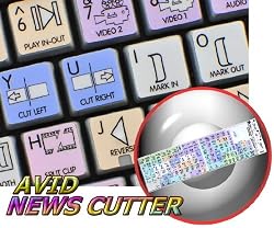 AVID NEWS CUTTER GALAXY SERIES KEYBOARD STICKERS 12X12 SIZE