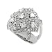 Sterling Silver Pave Dome Style CZ Ring