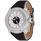 Glam Rock Women's GR80010 Special Edition Collection Diamond Accented Black Techno Watch