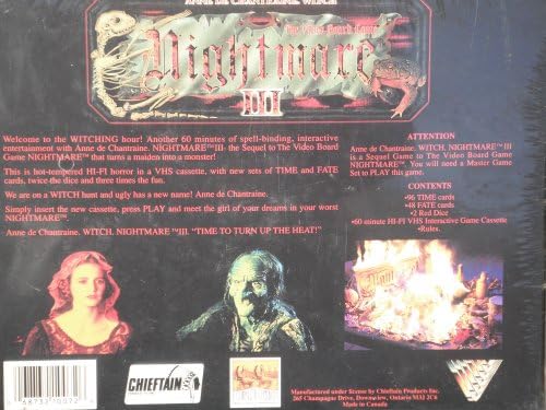 Nightmare III The Video Board Game - Annie De Chantraine Witch