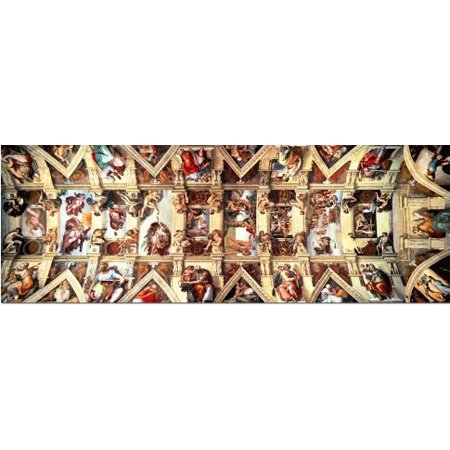 51ADjFokCaL Sistine Chapel, M. A. Buonarroti (1000 pc panoramic puzzle)
