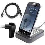 tomaxx DUAL USB Dock f�r Samsung i9300G Galaxy S3, Samsung Galaxy S3 LTE (I9305) Dockingstation mit EXTRA Akkuladefach / Tischladestation / Schnellladestation / Tischlader + USB + Ladeger�t Netzteil 1000mAh - 1Avon "tomaxx"