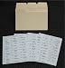 Coupon Organizer Divider Index Cards 125lb Stock 130ct