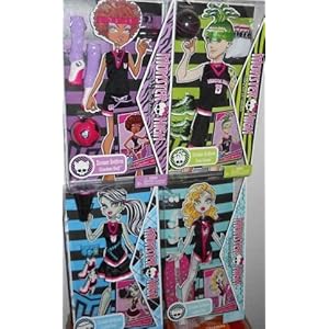 Monster High Scream Uniform Set Of Four 4
