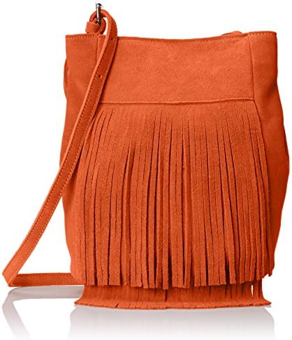 Dolce Vita Collection Suede Fringe Cross-Body Bag