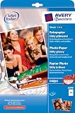 Produkt-Bild: Avery Zweckform, 2570, Fotopapier, 10 Blatt, f&uuml;r Photoalben, grafische Unterlagen etc., beidseitig beschichtet, A4, 180g