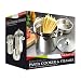 from Italian Collection Kitchen Craft Italian Collection Stainless Steel Pasta Pot with Steamer Insert, 20cm Model KCPASTAPOT