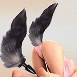 Loveしっぽ☆ アナル プラグ SM グッズ セクシー アイテム 拘束 尻尾 コスプレ コスチューム 衣装 選べる2点セット♪ (ゴッドハンドグローブセット)