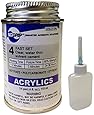 Weld-On 4 Acrylic Adhesive - 4 Oz and Weld-On Applicator Bottle with Needle
