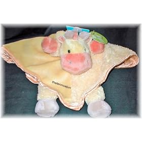 Carter's Smiley Happy Friends Yellow Giraffe Lovey Security Blanket with Feet and Legs!