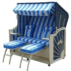 Strandkorb XXXL in Farbe blau