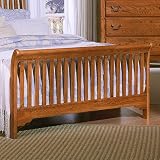 Solid Collection Queen Slat Footboard (Harvest Oak)