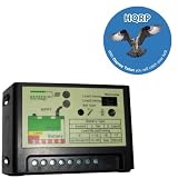 HQRP 10A Solar Charge Power MPPT Controller / Regulator 10 Amp 12V / 24V with Digital LED Display plus HQRP Coaster