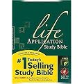 Holy Bible (King James Version, Violet on Lilac Two-Tone Flexisoft ,Leather, Personal Size Giant Print Reference Bible) (Life Application Study Bible) (Indexed) (Package)