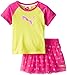 PUMA Little Girls' Raglan Top and Skort Set
