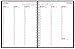 Brownline Weekly Planner for 2014, Twin-Wire, 11x8.5 Inches, Black (CB950.BLK)