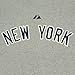 MLB Majestic New York Yankees Ash Official Road Wordmark T-shirt