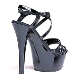 601-Sophia Strappy Crisscross Platform Sandal High Heel Shoes
