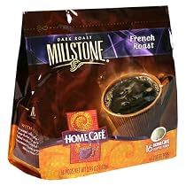 Millstone Home Cafe Coffee Pods, French Roast, 16-Count Packages (Pack of 6)