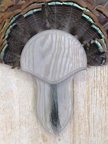 Taxidermists Woodshop The Weathered Wood Turkey Mounting Kit with Beard Plate -02
